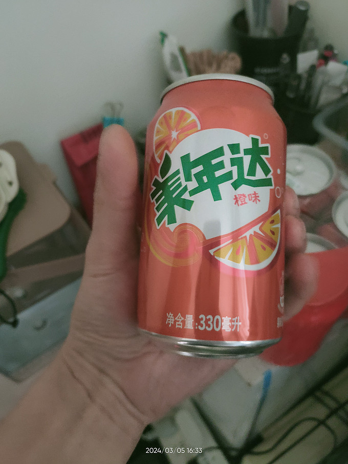 美年达碳酸饮料