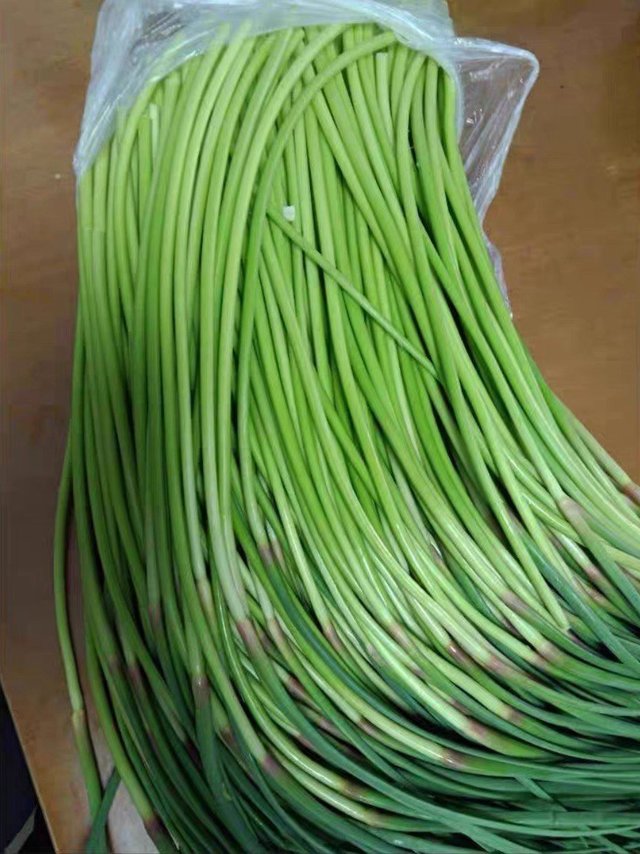 非常好吃的新鲜蒜苔