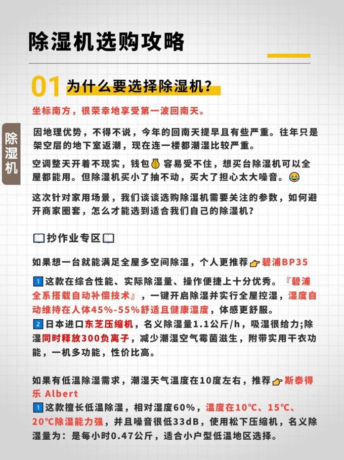 除湿器