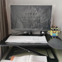 免安装升降台桌面增高架