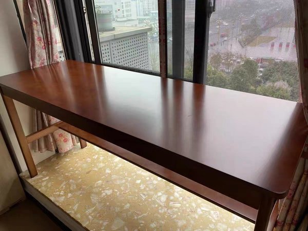 全实木长条桌书桌