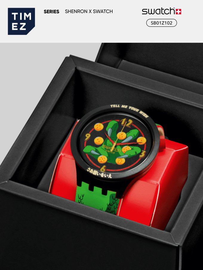 经典回顾斯沃琪龙珠z联名腕表