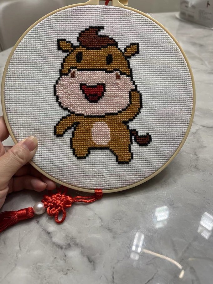 儿童手工十二生肖十字绣