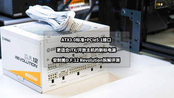 更适合ITX和开放主机的新标电源丨安耐美Revolution D.F12拆解评测 