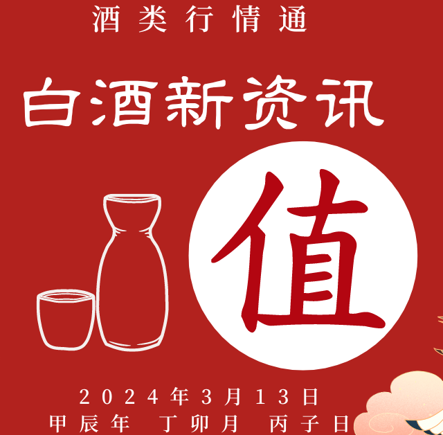 2024年3月13日 白酒新资讯