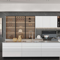 2024不锈钢厨房整体橱柜流行趋势：极简主义不锈钢橱柜设计案例赏析
