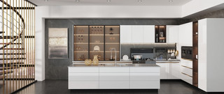 2024不锈钢厨房整体橱柜流行趋势：极简主义不锈钢橱柜设计案例赏析