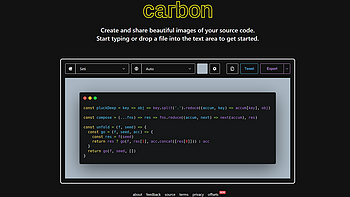 群晖 Container 篇六：群晖 Container carbon.now.sh 安装 代码转为图片工具 离线