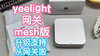 小米智能家居 篇一百：易来yeelight网关mesh版（白色）升级支持做小米中枢的从网关啦。第19款 