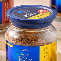 品味浓情，AGF进口蓝罐速溶咖啡