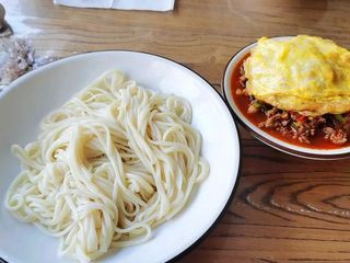 打工人的午餐，新疆辣子肉拌面