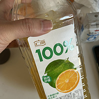 汇源100%阳光柠檬混合果汁2000ml*1瓶尝鲜装大桶装2L实惠卡曼橘