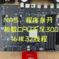 NAS、程序多开？板载CPU不足300元，来一探究竟