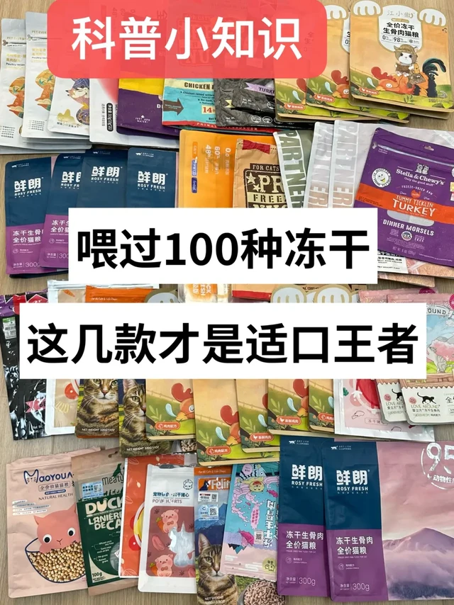 喂过100种猫咪冻干，这几款才是适口性王者