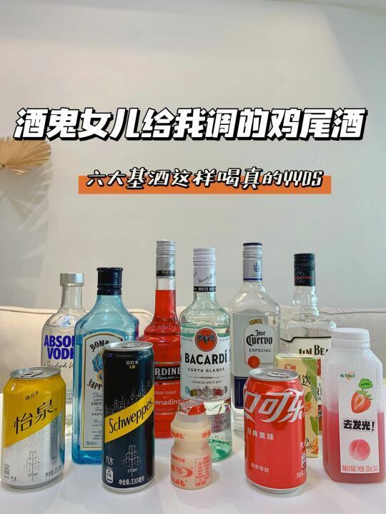 六大基酒经典喝法❗️宅家喝酒万能攻略