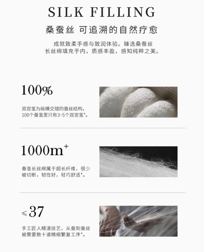 柔软的蚕丝被价格不到300真的很舒适