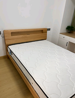 喜临门 3D椰棕床垫 邦尼尔弹簧床垫 抑菌防螨床垫 极光白2S 1.5x2米