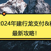 信用卡积分 篇七：收藏！2024年建行龙支付&积分变现最新攻略！