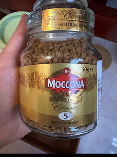 摩可纳 Moccona  进口纯咖啡粉 经典深度烘焙冻干速溶黑咖啡 100g 