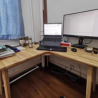 全实木书桌电脑桌转角办公桌子