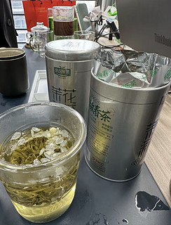 乐品乐茶茉莉花茶广西飘雪花草茶特级250g 礼盒装茶叶浓香型 自己喝