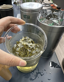 乐品乐茶茉莉花茶广西飘雪花草茶特级250g 礼盒装茶叶浓香型 自己喝