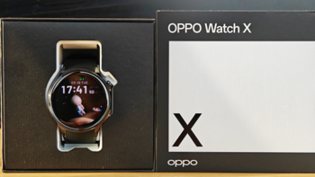 OPPO新款e-SIM手表Watch X，圆形表盘设计，又强又好看