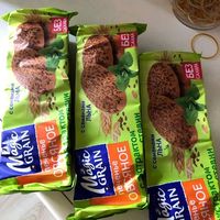 1 俄罗斯进口亚麻籽饼干杂粮全麦无蔗糖燕麦点心休闲饱腹早餐零食品