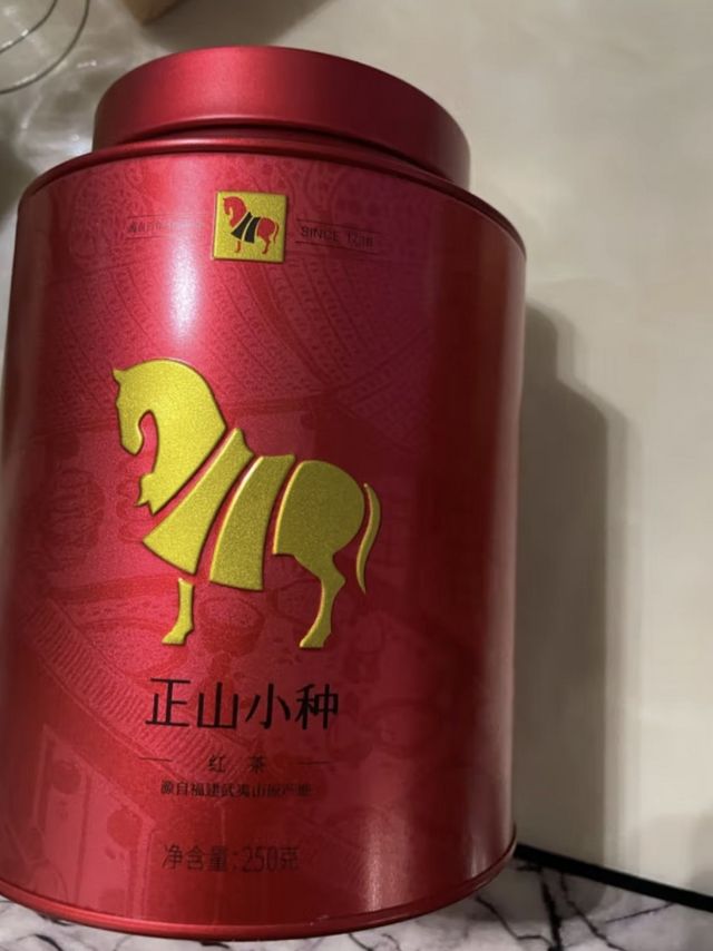 八马茶业红茶 武夷山正山小种一级 250g罐装