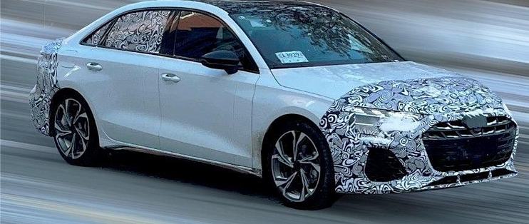 新款国产奥迪a3谍照曝光采用全新前脸车尾车身轴距再次加长