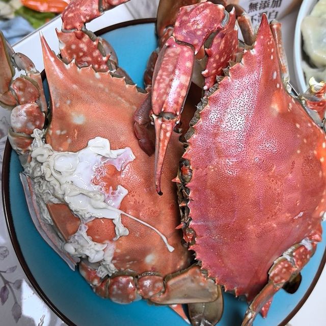 我们这里开海了，海蟹带黄的140一斤贵吗？