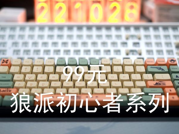 狼派初心者系列套件——99元起三模热插拔干电池供电机械键盘套件