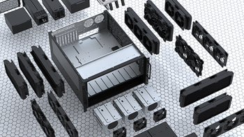 银欣发布 RM600 顶级工作站机箱，双舱结构、扩展变态