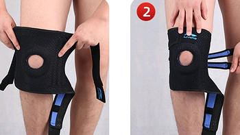 李宁半月板弹簧运动护膝 LQAN915——助力运动，守护健康