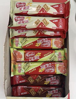 雀巢（Nestle）脆脆鲨休闲零食涂层威化饼干 季节限定 西柚绿茶味446.4g