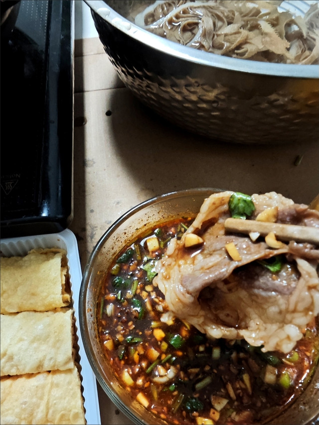 2甘肃新鲜羔羊肉卷羊肉片内蒙古宁夏滩羊涮羊肉火锅食材羊肉卷整条