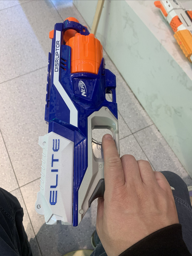 NERF热火精英冲锋强力发射器百玩不腻