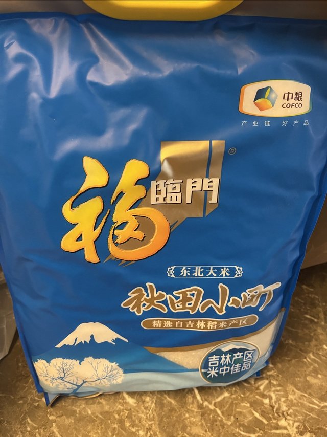 初尝福临门秋田小町大米，感觉较好