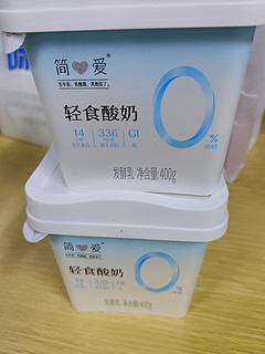 简爱轻食酸奶0%蔗糖400g*1 低温酸奶