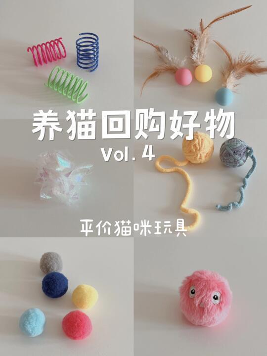 我的养猫回购好物🐱Vol.4｜十元内猫玩具