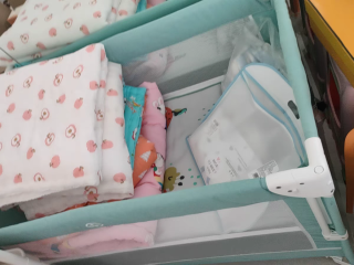 coolbaby折叠婴儿床新生儿可移动拼接大床便携式多功能摇篮宝宝床