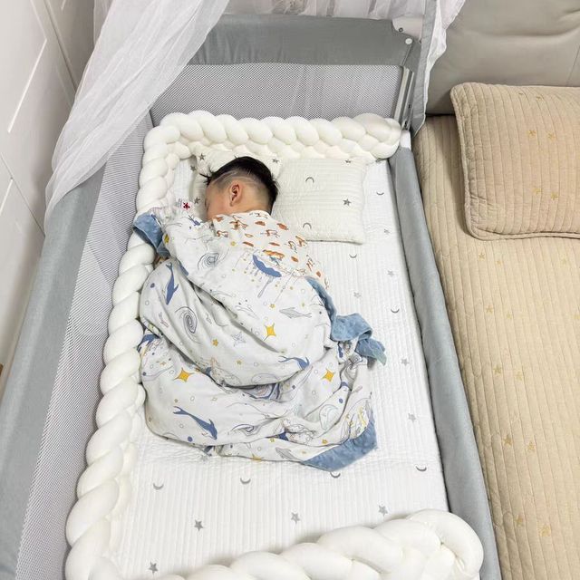 coolbaby一键折叠婴儿床多功能新生儿可移动便携宝宝床拼接大床