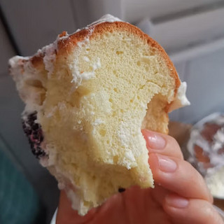 第一次成功做出蛋糕面包！