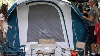 迪卡侬充气帐篷户外野营加厚防雨露营装备4人多人便携大型ODCT