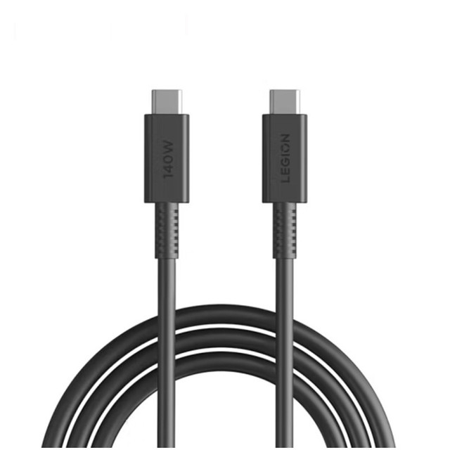 1.5米联想拯救者140W 双Type C PD3.1氮化镓快充线拆解 Legion 140W Type C PD3.1 GaN Fast Charging