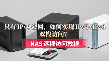 【NAS远程访问教程】只有IPv6公网，如何实现IPv4+IPv6双栈访问？