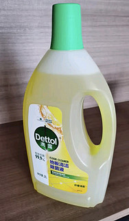 滴露（Dettol）地板清洁剂柠檬2L 拖地瓷砖木地板地砖扫地机器人洗地机去污杀菌