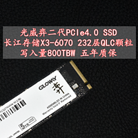 沈老师的电脑折腾之路 篇一百九十三：长江存储QLC颗粒堪比TLC？光威弈二代PCIe4.0 SSD 实测分享