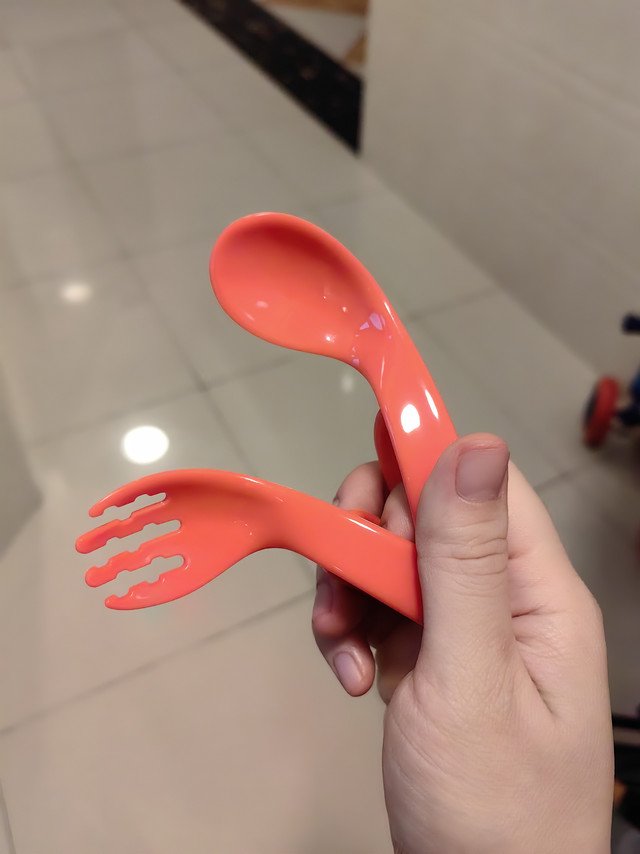 科巢（scoornest） 宝宝学吃饭训练勺子婴儿勺子可弯曲自主进食