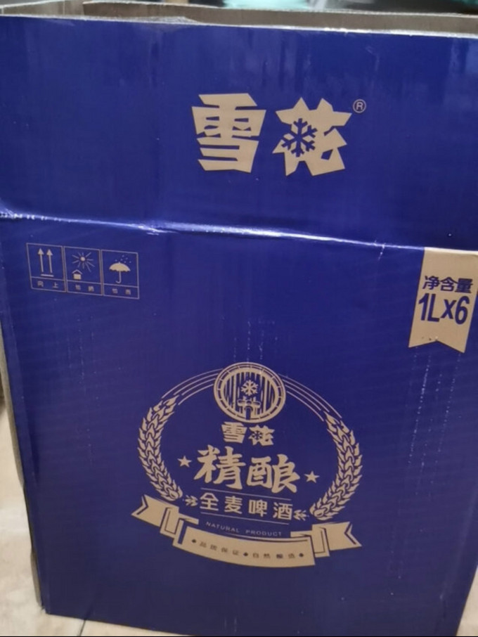 雪花全麦鲜啤酒3升图片